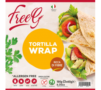 FreeG Gluténmentes Tortilla Wrap 180g (3x60g)