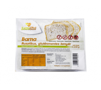 Love Diet Gluten Free Rustic Brown Bread 235g  (wheat-free, soy-free, egg-free) 235g