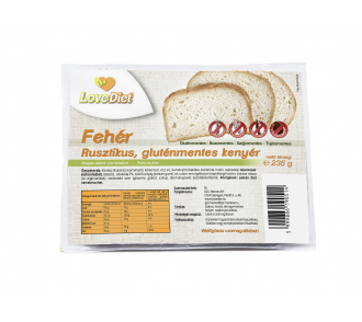 Love Diet Gluten-free rustic white bread 235g (wheat free, soy free, egg free)