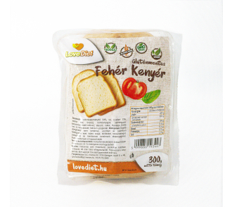 Love Diet Gluténmentes fehér kenyér 300g