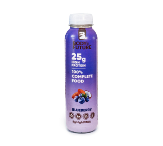 Body & Future növényi alapú ital szójával, mandulával és zabbal, magas fehérjetartalmú, áfonya ízű 400ml